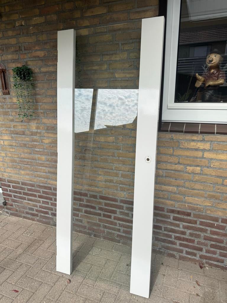 Gratis stompe binnendeur met glas (82,5 x 201 cm), Ophalen, Gebruikt, 80 tot 100 cm, Binnendeur