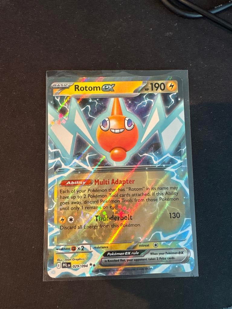 Rotom EX 029/094 Pokémon kaart, Ophalen of Verzenden, Zo goed als nieuw, Losse kaart