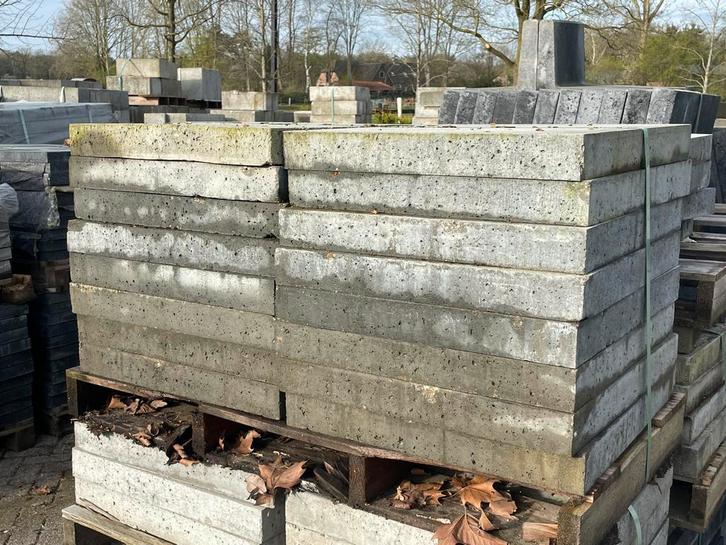 16 st Oud Hollandse tegels 60x60x7cm Grijs RESTPARTIJ, Tuin en Terras, Tegels en Klinkers, Nieuw, Terrastegels, Beton, Ophalen