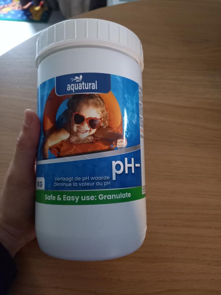 aquatural ph-waarde verlaging granulaat 1 kilo, Tuin en Terras, Ophalen of Verzenden, Zo goed als nieuw, Reinigingsmiddel