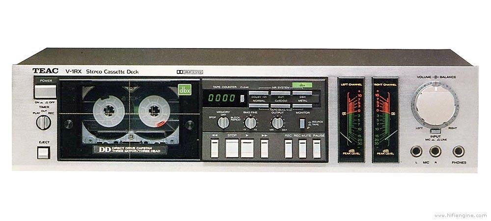 TEAC V1RX, Audio, Tv en Foto, Cassettedecks, Ophalen of Verzenden, Enkel, Overige merken, Tiptoetsen