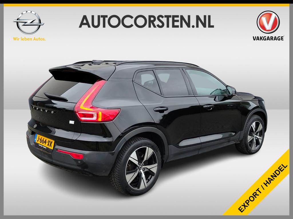 Volvo XC40 Recharge P8 AWD 408pk R-Design SOH 90% Adap.Cruis, Auto's, Volvo, Zwart, 24 min, Zwart, Origineel Nederlands