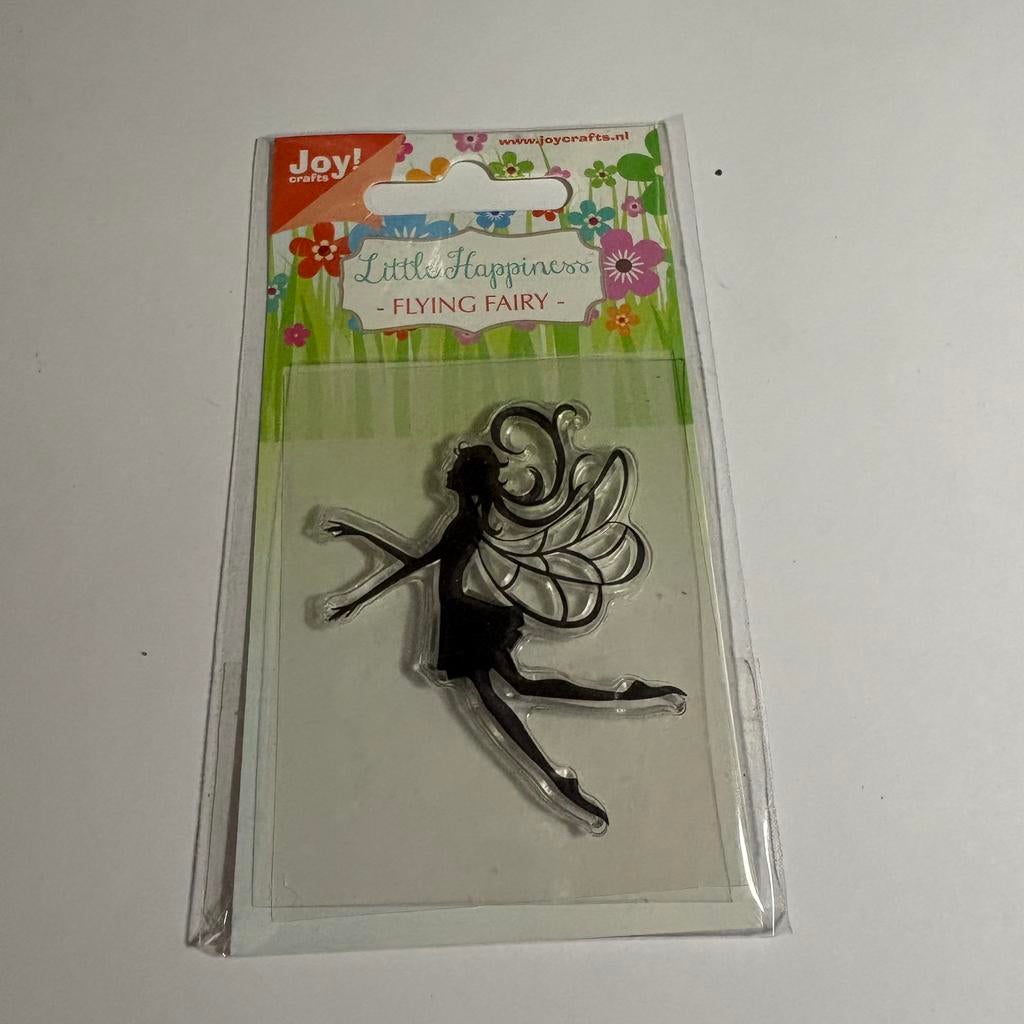 C Stempel elfje, Hobby en Vrije tijd, Stempelen, Ophalen of Verzenden, Zo goed als nieuw, Houten stempel