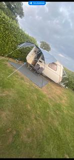 Kip klus/festival caravan, Caravans en Kamperen, Tenten, Ophalen, Gebruikt, Tot en met 3