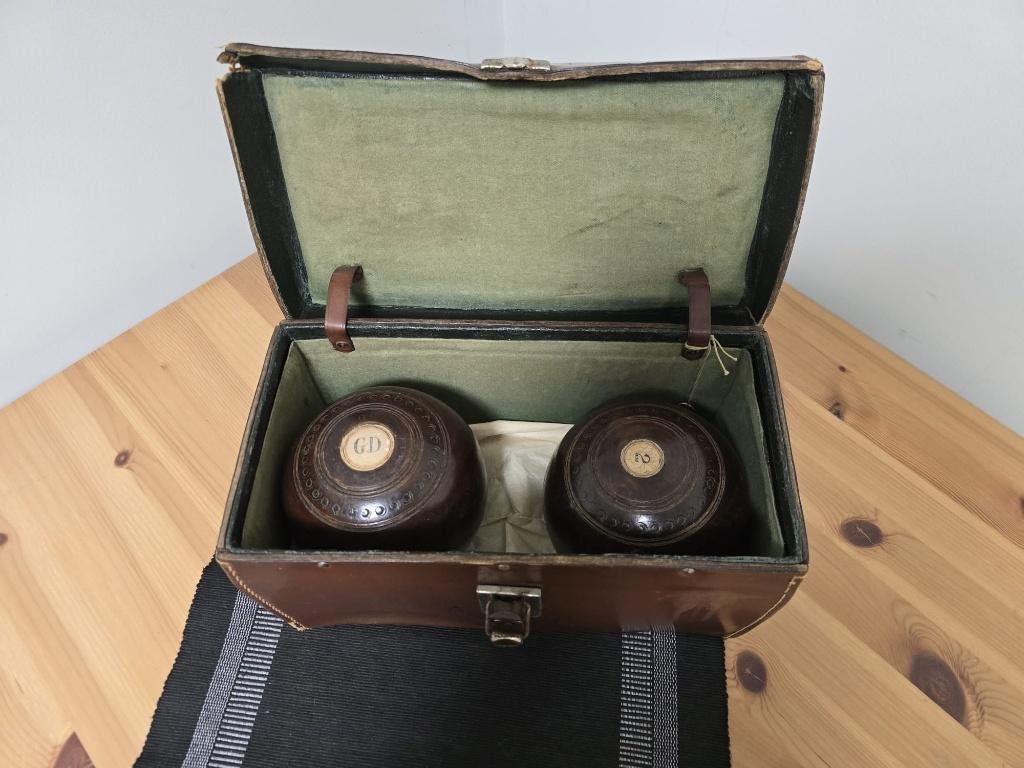 Vintage Lawn Bowls, Sport en Fitness, Overige Sport en Fitness, Gebruikt, Ophalen