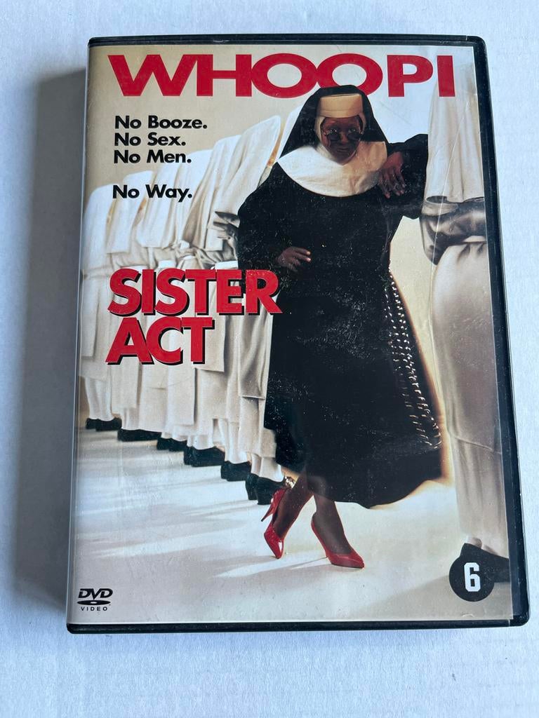 Whoopi Goldberg - Sister Act DVD, Vanaf 6 jaar, Ophalen of Verzenden, Gebruikt, Actiekomedie