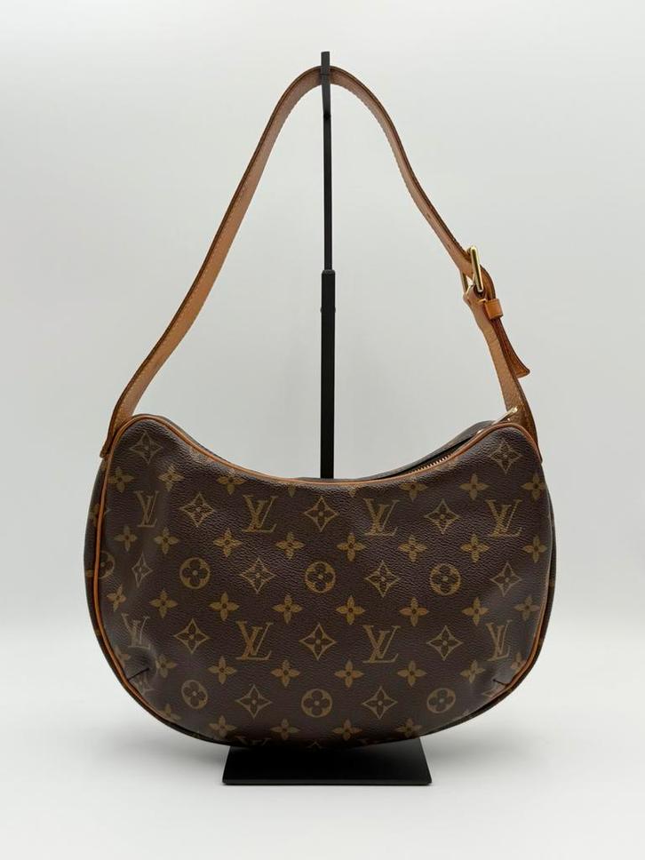 Louis Vuitton Croissant MM, Sieraden, Tassen en Uiterlijk, Tassen | Damestassen, Zo goed als nieuw, Schoudertasje, Bruin, Ophalen of Verzenden