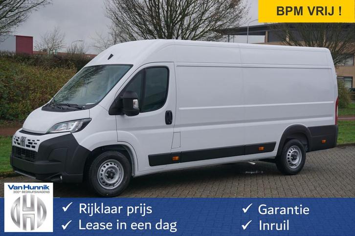 Fiat Ducato Maxi 35 2.2 180PK L4H2 EAT8 AUT BPM VRIJ! Airco,, Auto's, Bestelauto's, Bedrijf, Te koop, ABS, Achteruitrijcamera