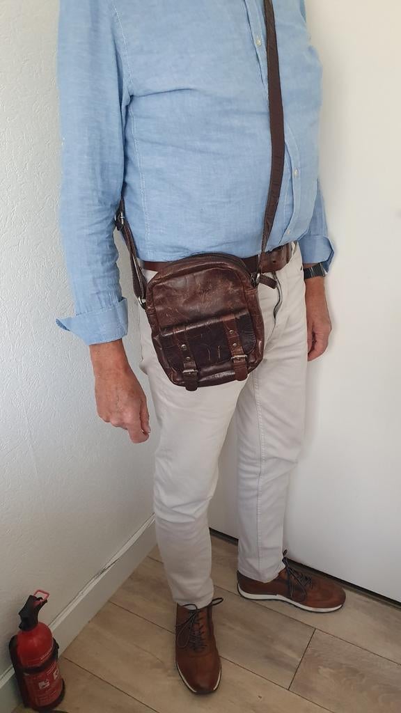 Heren tas, the chesterfield brand, Sieraden, Tassen en Uiterlijk, Tassen | Schoudertassen, Ophalen of Verzenden, Bruin