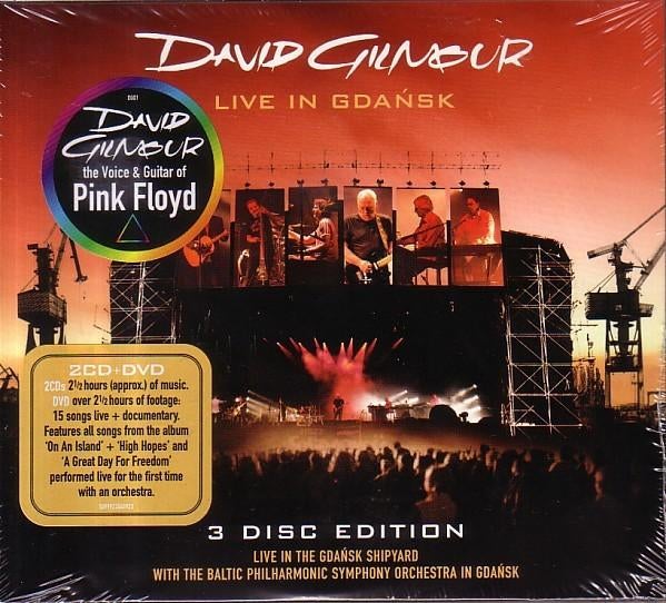 David Gilmour – Live In Gdańsk 2CD+DVD Nieuw Geseald, Ophalen of Verzenden, Nieuw in verpakking, Poprock
