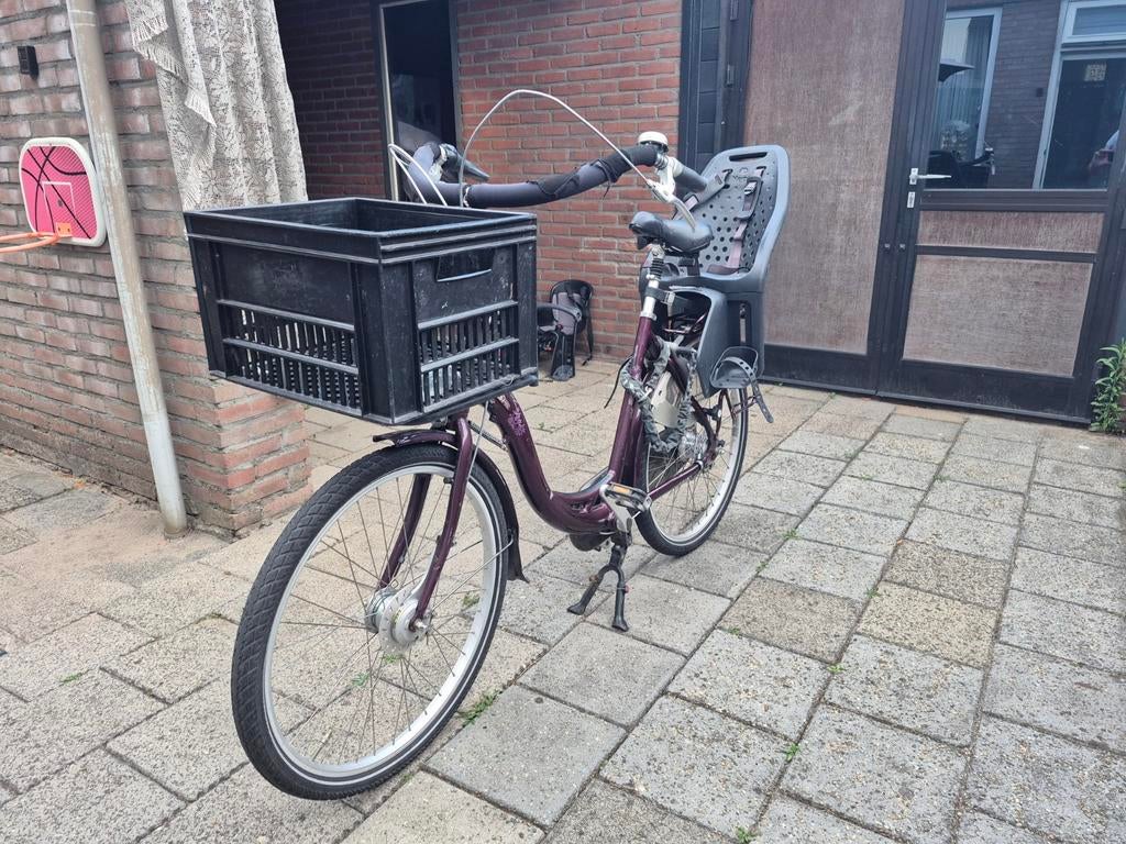 Sparta Moederfiets met Kinderzitje en Mand, Gebruikt, Ophalen of Verzenden, 50 tot 53 cm, Mandje