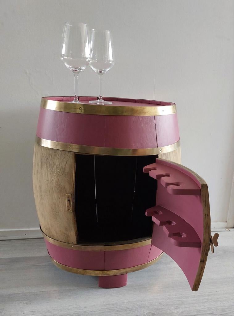 Prachtige gerestaureerde minibar /drankenkastje, Ophalen, Zo goed als nieuw