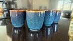 Gladelig mokken 6 stuks blauw, Huis en Inrichting, Ophalen of Verzenden, Aardewerk, Overige stijlen, Kop(pen) en/of Schotel(s)