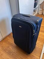 Grote blauwe Samsonite koffer, Ophalen, Gebruikt, 45 tot 55 cm, Slot