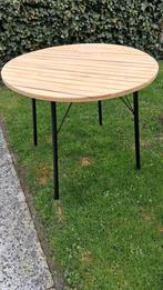 Ronde tuintafel, Tuin en Terras, Tuintafels, Ophalen, Zo goed als nieuw, Rond, Kunststof