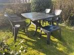 Tuinsetje Hartman, Tuin en Terras, Tuinsets en Loungesets, Ophalen, 5 zitplaatsen, Kunststof, Gebruikt