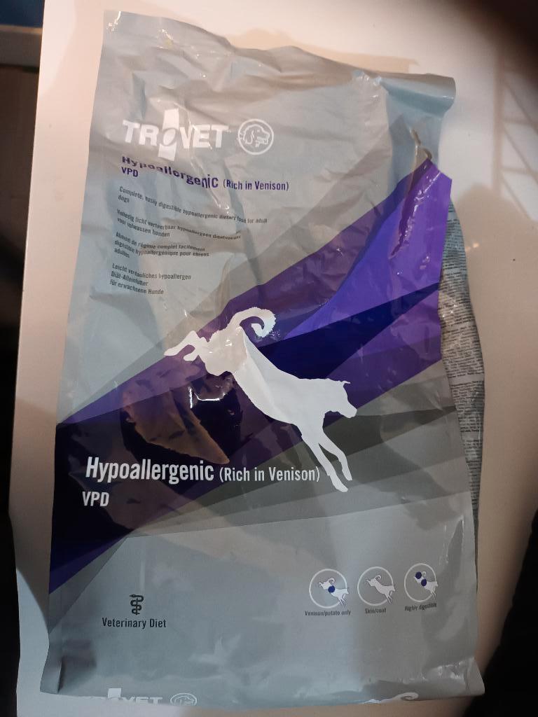 Trovet hypoallergenic hert hondenbrokken, Dieren en Toebehoren, Dierenvoeding, Ophalen of Verzenden, Hond