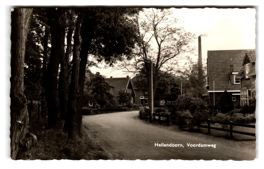 Hellendoorn, Voordamweg, Verzenden, 1960 tot 1980, Gelopen, Overijssel