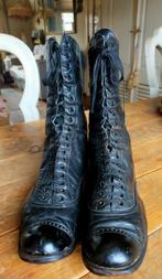 Antieke Victoriaanse rijglaarsjes, Ophalen of Verzenden