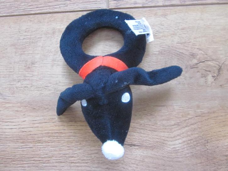 Hema zwart pluche rammelaar Fiep Westendorp Takkie hond, Kinderen en Baby's, Speelgoed | Knuffels en Pluche, Nieuw, Hond, Ophalen of Verzenden