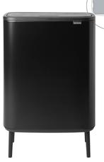 Brabantia Bo Touch Bin Hi Prullenbak Zwart, 50 tot 75 cm, 40 liter of meer, Ophalen of Verzenden, Zo goed als nieuw