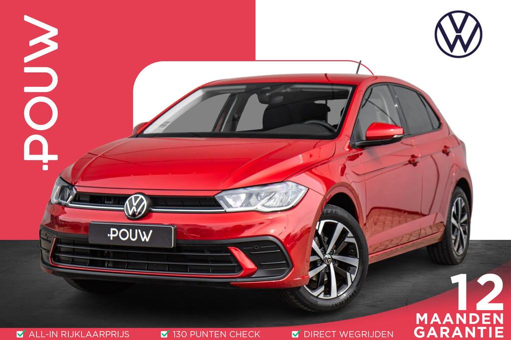 Volkswagen Polo 1.0 TSI 95pk Life | Achteruitrijcamera | App, Auto's, Voorwielaandrijving, 12 maanden, Stof, Gebruikt