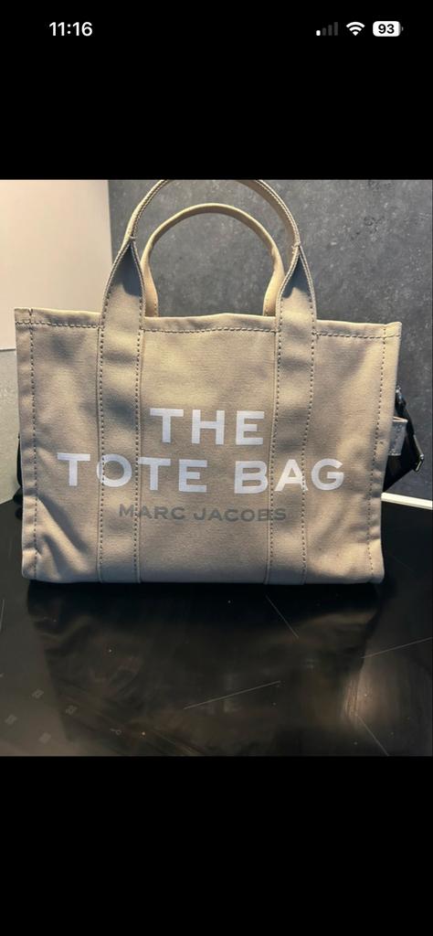Originele Marc Jacobs The Tote Bag Medium, Ophalen of Verzenden, Zo goed als nieuw, Beige, Handtas