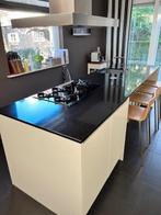 keukeneiland van 316 x 96 cm, Ophalen, Gebruikt, 75 cm of meer, Wit