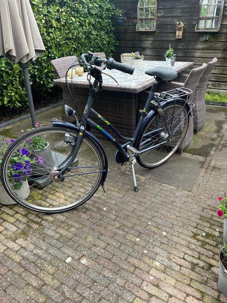 Gazelle Orange dames fiets frame hoogte 57, Fietsen en Brommers, Fietsen | Dames | Damesfietsen, Gebruikt, Velgrem, Versnellingen