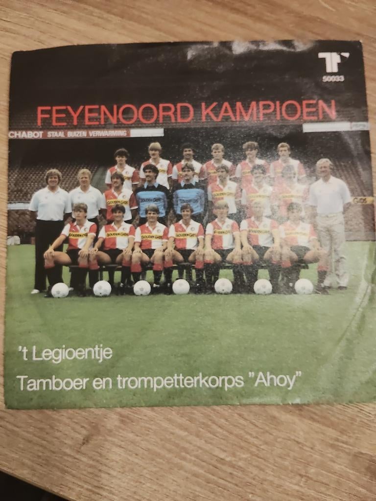 Feyenoord Kampioen - 't Legioentje Single, Cd's en Dvd's, Vinyl Singles, Gebruikt, Overige genres, 7 inch, Single