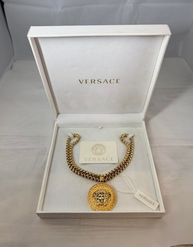 Versace Medusa ketting compleet, Ophalen of Verzenden, Goud, Overige materialen, Met hanger