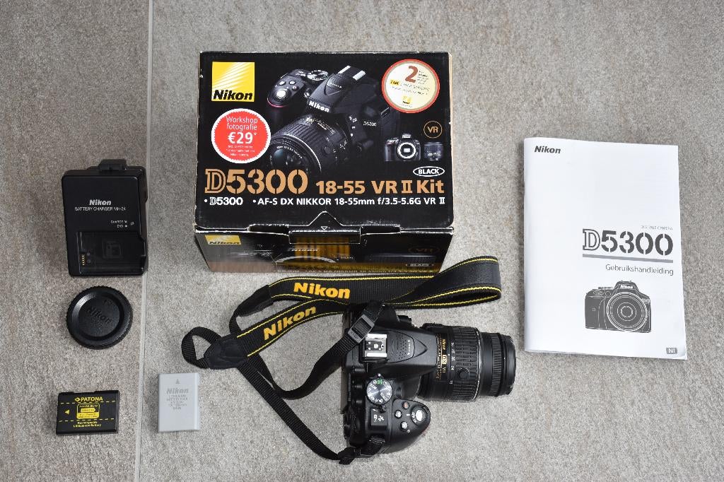 Nikon  D5300 18-55 VR II Kit, Audio, Tv en Foto, Fotocamera's Digitaal, Spiegelreflex, Ophalen of Verzenden, Zo goed als nieuw