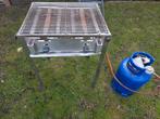 Hendi slagers bbq inclusief gasfles, Tuin en Terras, Ophalen, Gebruikt