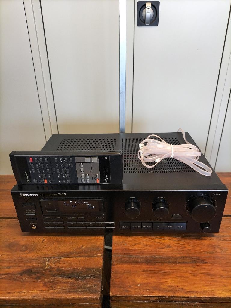Pioneer SX-757 Stereo Receiver met afstandsbediening retro, Audio, Tv en Foto, Versterkers en Receivers, Gebruikt, Ophalen of Verzenden