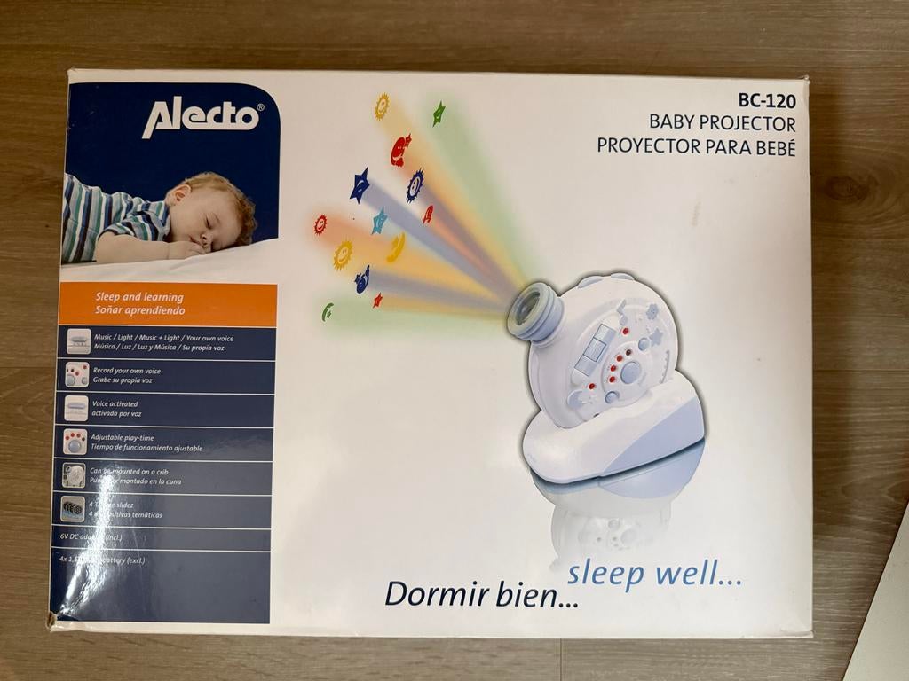 Alecto BC-120 Baby Projector - Muziek, Licht, Geluid, Ophalen of Verzenden, Nieuw, Overige typen, Met licht