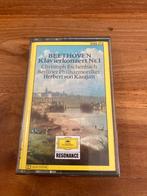 Cassette Beethoven - Klavierkonzert  Nr. 1 / Von Karajan / D, Cd's en Dvd's, Cassettebandjes, Klassiek, 1 bandje, Ophalen of Verzenden