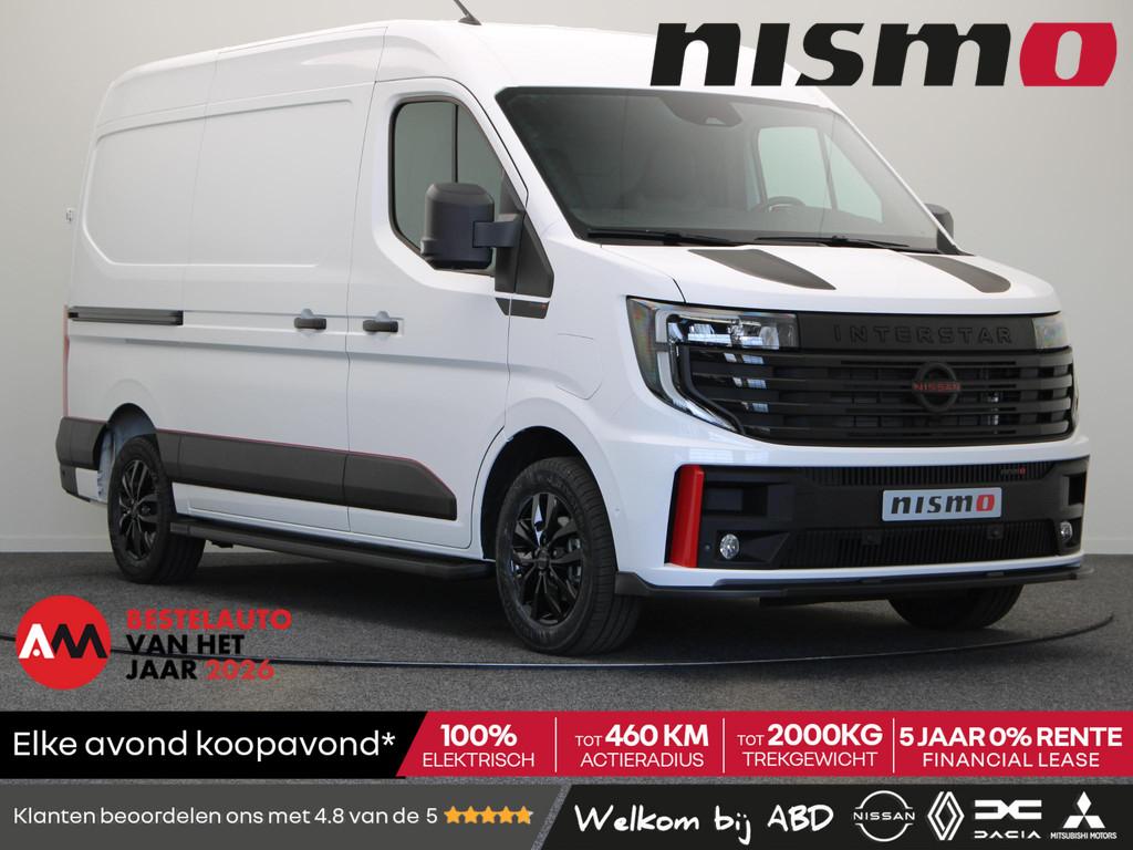 Nissan Interstar-e Nismo + | Alleen Bij ABD! | 0% Rente | 5, Auto's, Bestelauto's, Stof, 143 pk, Wit, Nieuw