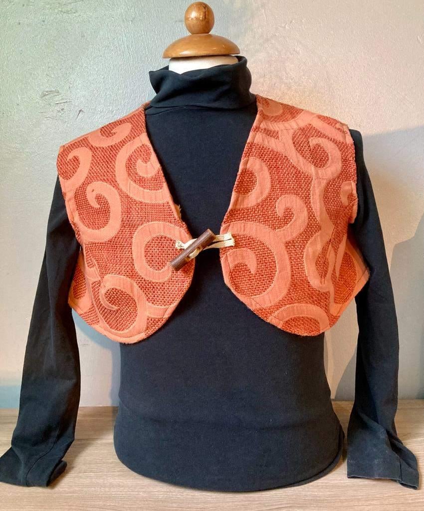 oranje bolero in tribale stijl., Maat 42/44 (L), Nieuw, Oranje, Ophalen of Verzenden