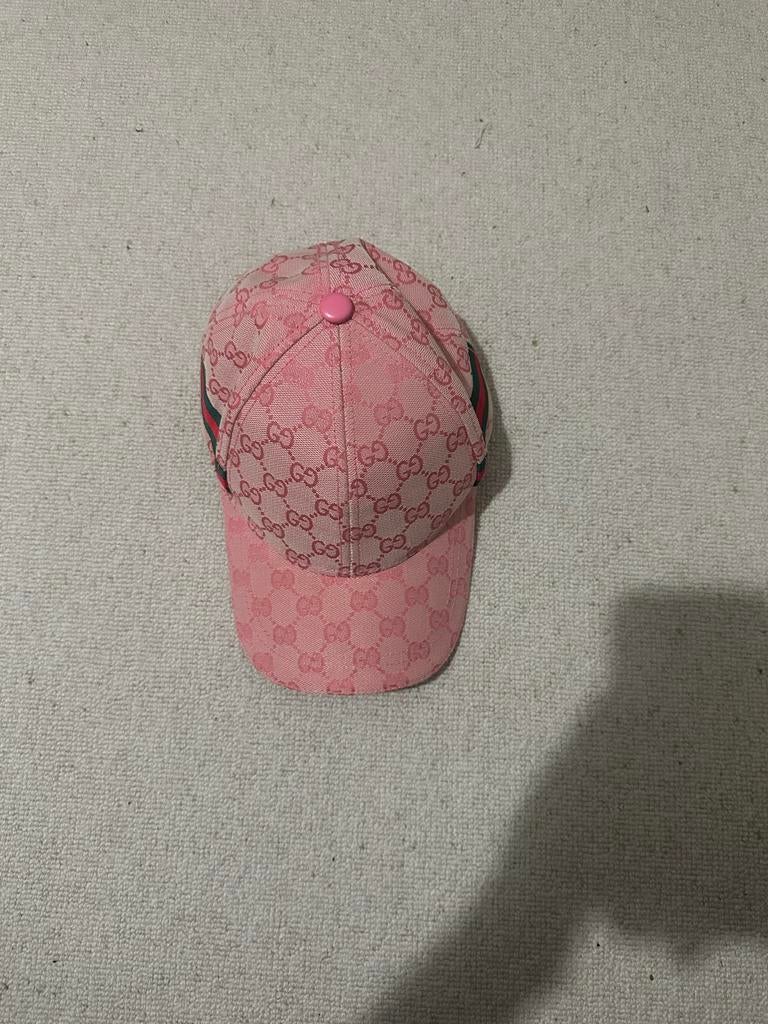 Gucci pet roze, Kleding | Dames, Hoeden en Petten, Ophalen of Verzenden, Gedragen, One size fits all, Pet