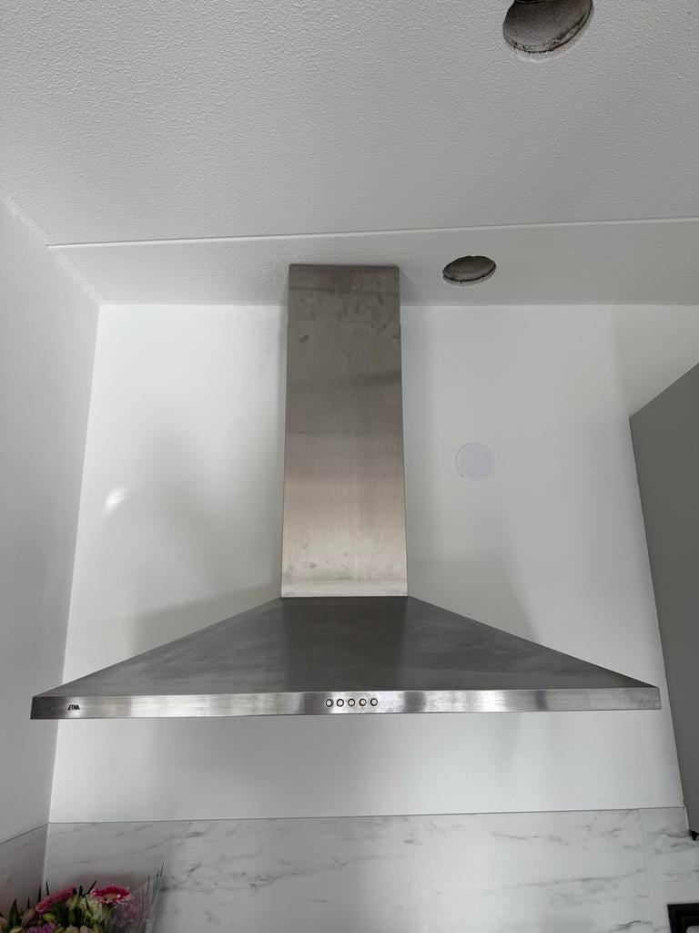 Etna afzuigkap - RVS wandschouwkap, Witgoed en Apparatuur, Afzuigkappen, Ophalen, Gebruikt, Wandschouwkap, Vrijstaand