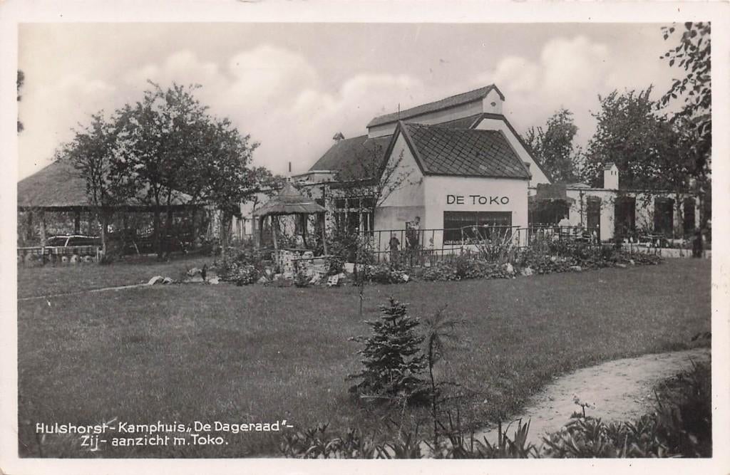 JO152 Hulshorst Kamphuis de Dageraad Toko 1940, Ophalen of Verzenden, 1920 tot 1940, Gelopen, Gelderland