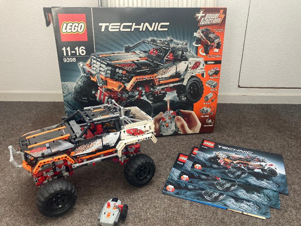Lego Technic 9398 4X4 Crawler, Ophalen, Compleet, Lego, Zo goed als nieuw