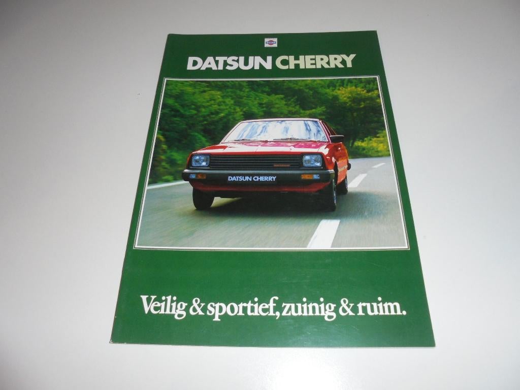 brochure Datsun Cherry  1981, Ophalen of Verzenden, Zo goed als nieuw, Overige merken