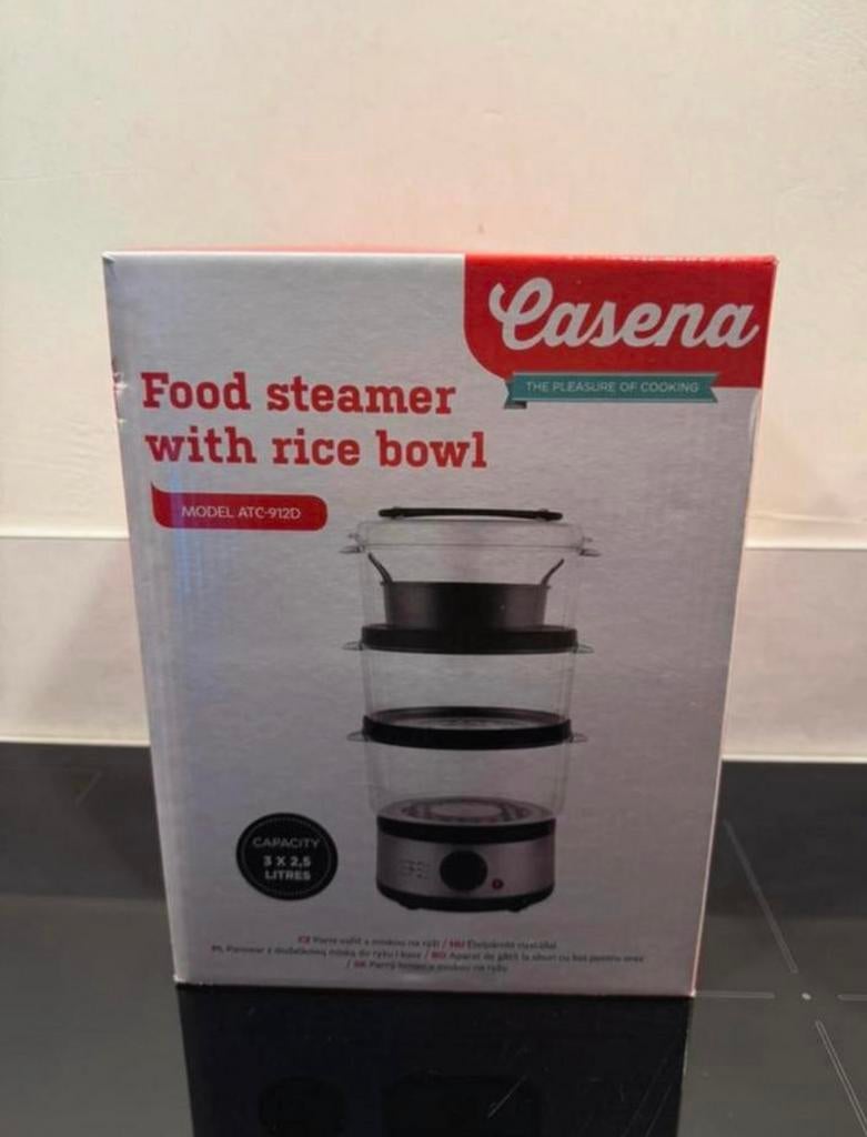 Food steamer with rice bowl, Ophalen of Verzenden, Nieuw