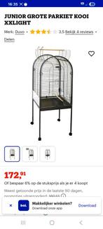 Vogelkooi te koop t.b.v. (grote parkiet), Ophalen, Gebruikt, Metaal, Vogelkooi