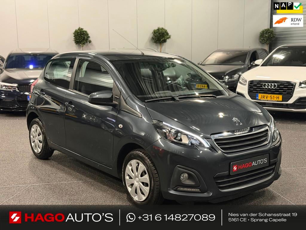Peugeot 108 1.0 e-VTi Active AUTOMAAT/LED/AIRCO/WEINIG-KM/BT, Stof, Gebruikt, Euro 6, 4 stoelen