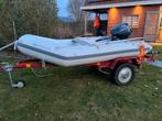 Rubberboot incl Yamaha 6 pk 4 takt incl trailer, Watersport en Boten, Overige merken, Aluminium, Ophalen of Verzenden, Zo goed als nieuw