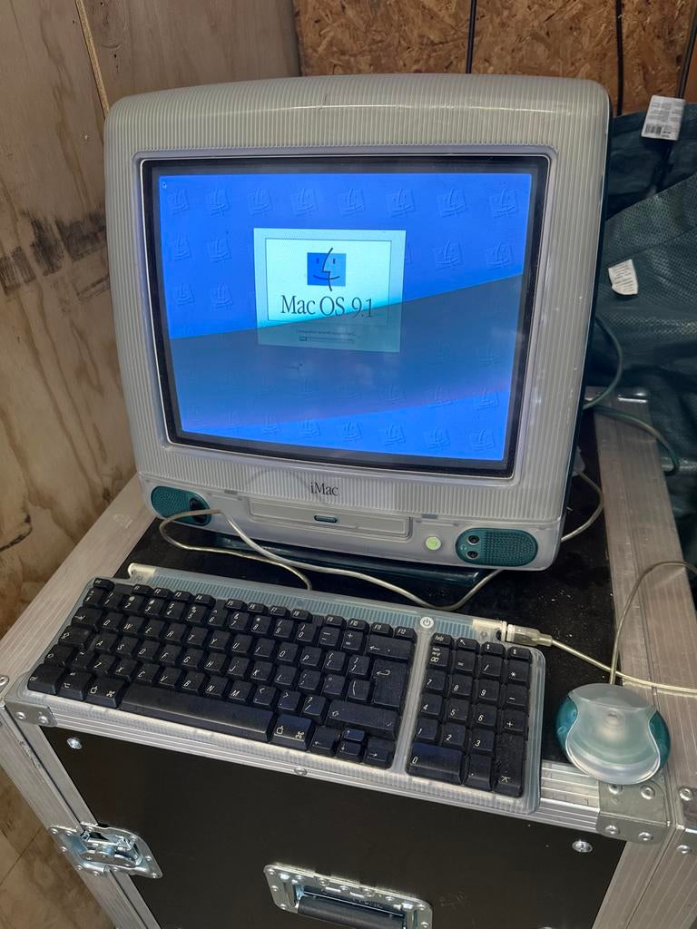 Vintage Apple iMac G3 met Mac OS 9.1 - Werkend, Gebruikt, Minder dan 4 GB, HDD, Ophalen of Verzenden