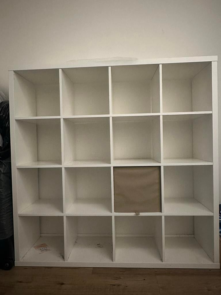 IKEA Kallax open kast 147x147 wit, Huis en Inrichting, Gebruikt, 100 tot 150 cm, Ophalen of Verzenden, 25 tot 50 cm