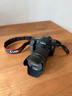 Canon EOS 70D met EFS 18-135mm IS lens, Ophalen of Verzenden, Zo goed als nieuw, Spiegelreflex, Canon